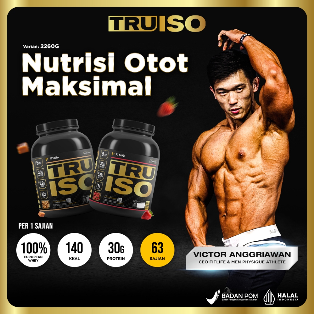 FITlife Truiso Whey Protein Isolate 5lbs/2260gr (WPro Iso Upgraded)