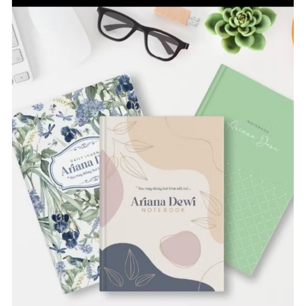 Notebook custom desain cofer,hard cofer,UKuran A5 isi 100/200 lembar