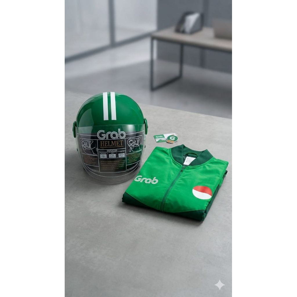 jaket+ Helm Grab