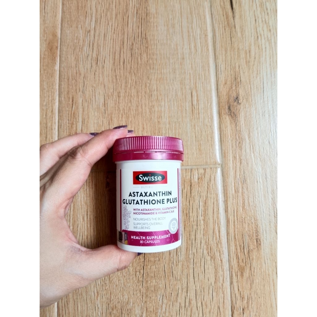 Swisse Astaxanthin Glutathione plus isi 30cap