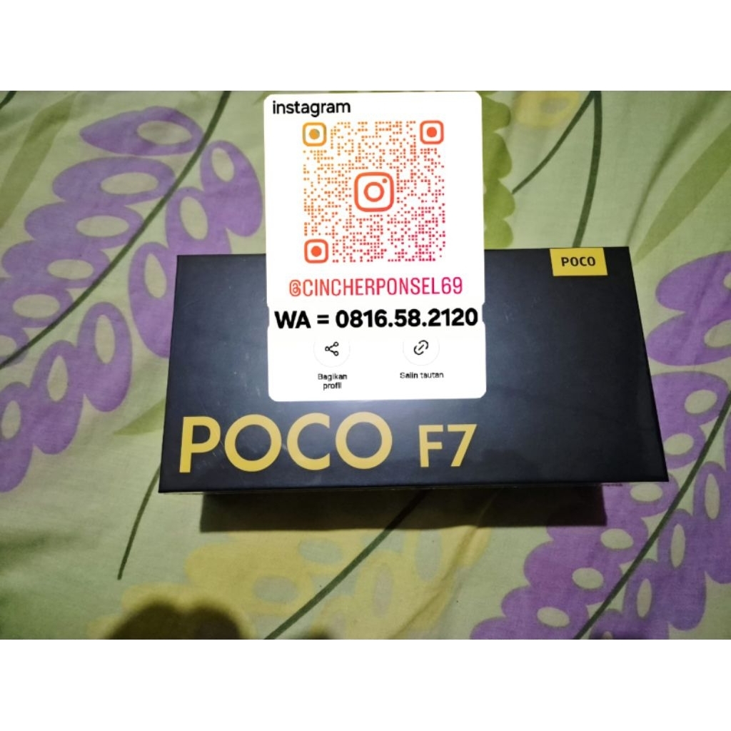 jual hp baru new POCO F7 5G 12/512 segel resmi 10000%