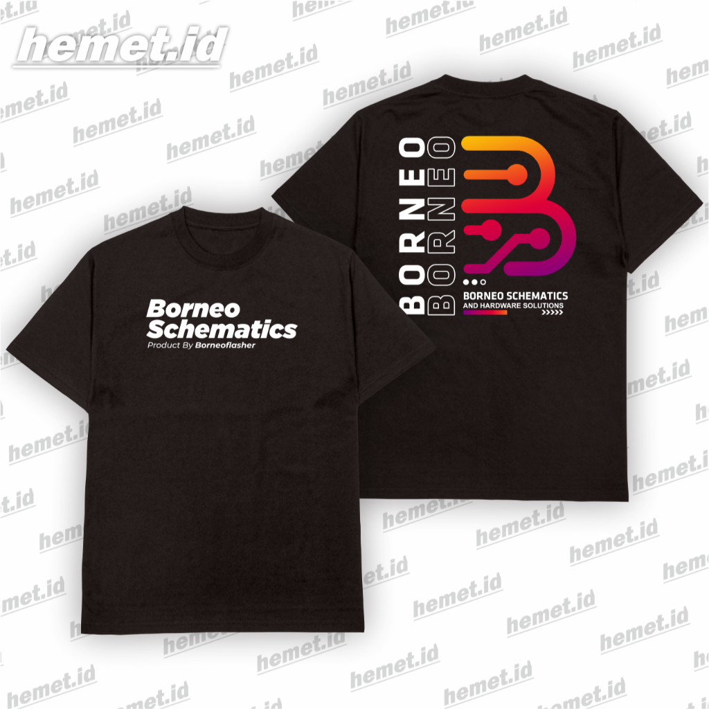 Kaos Borneo Schematics Kaos teksnisi HP borneo Schematics