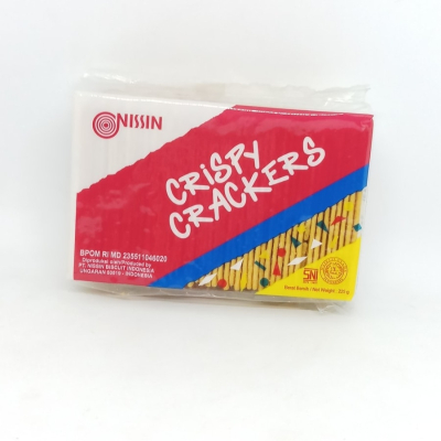 Nissin Crispy Crackers 250 gr / Biskuit Crispy Crackers Nissin 250gr