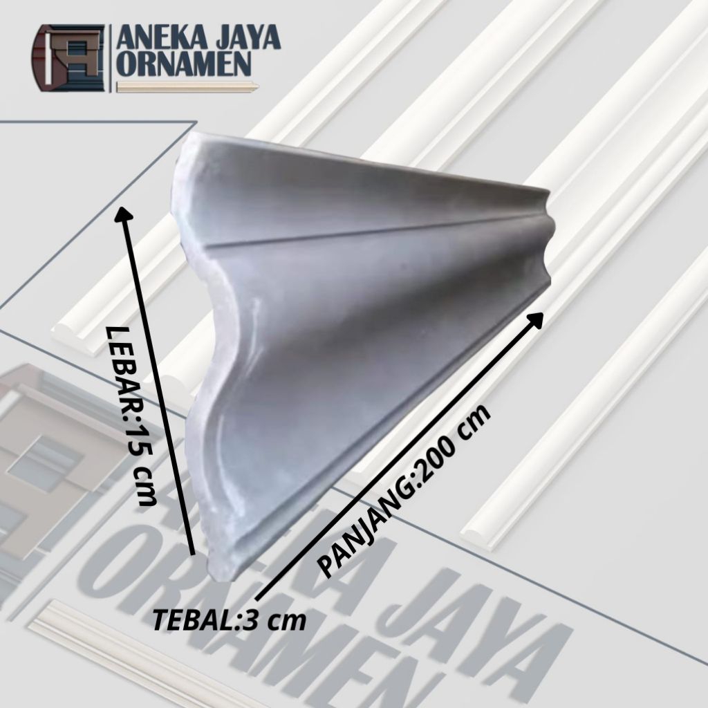 Lis plang profil beton