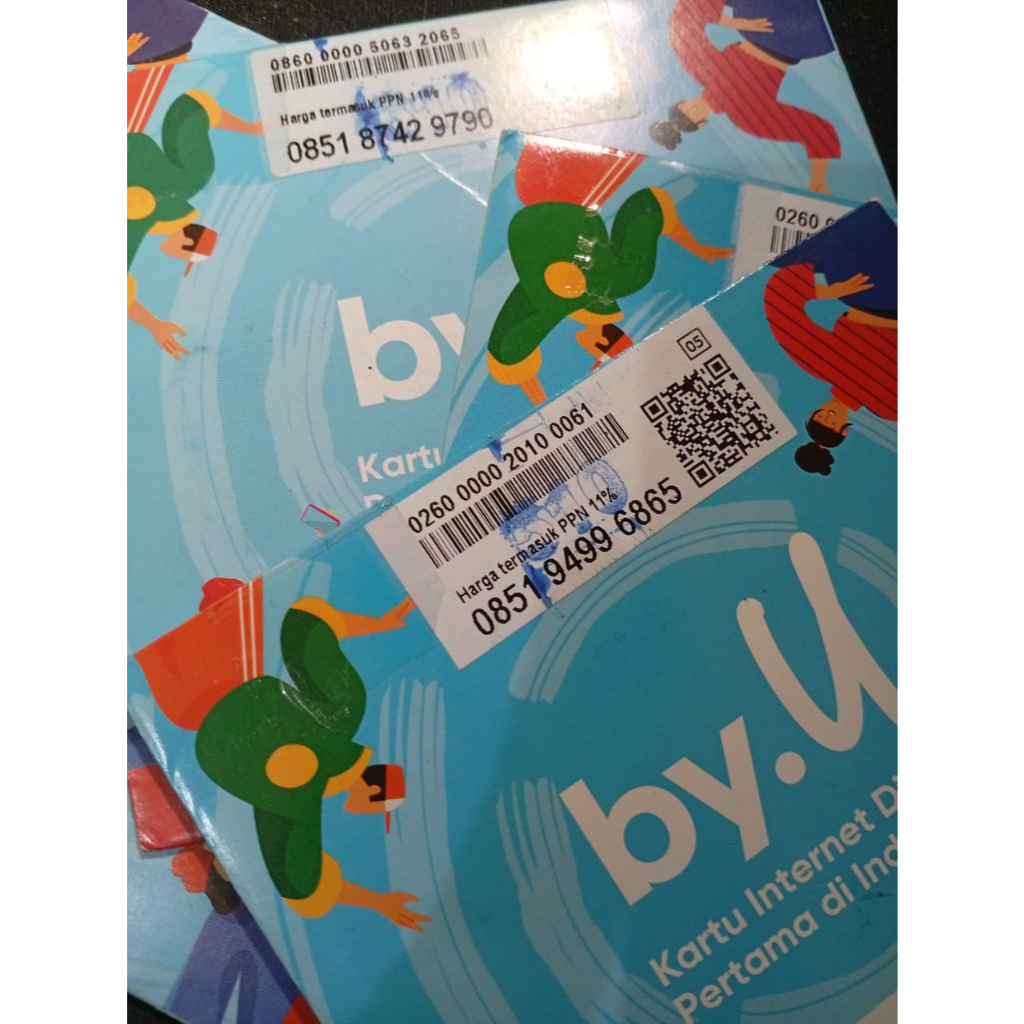 Kartu Perdana By.U Telkomsel Sudah Regist Siap Pakai Siap Kerja