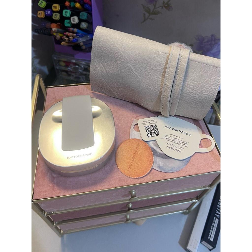 [Preloved] Cushion Mad for Makeup Pearlfect Cover Skin-Fit