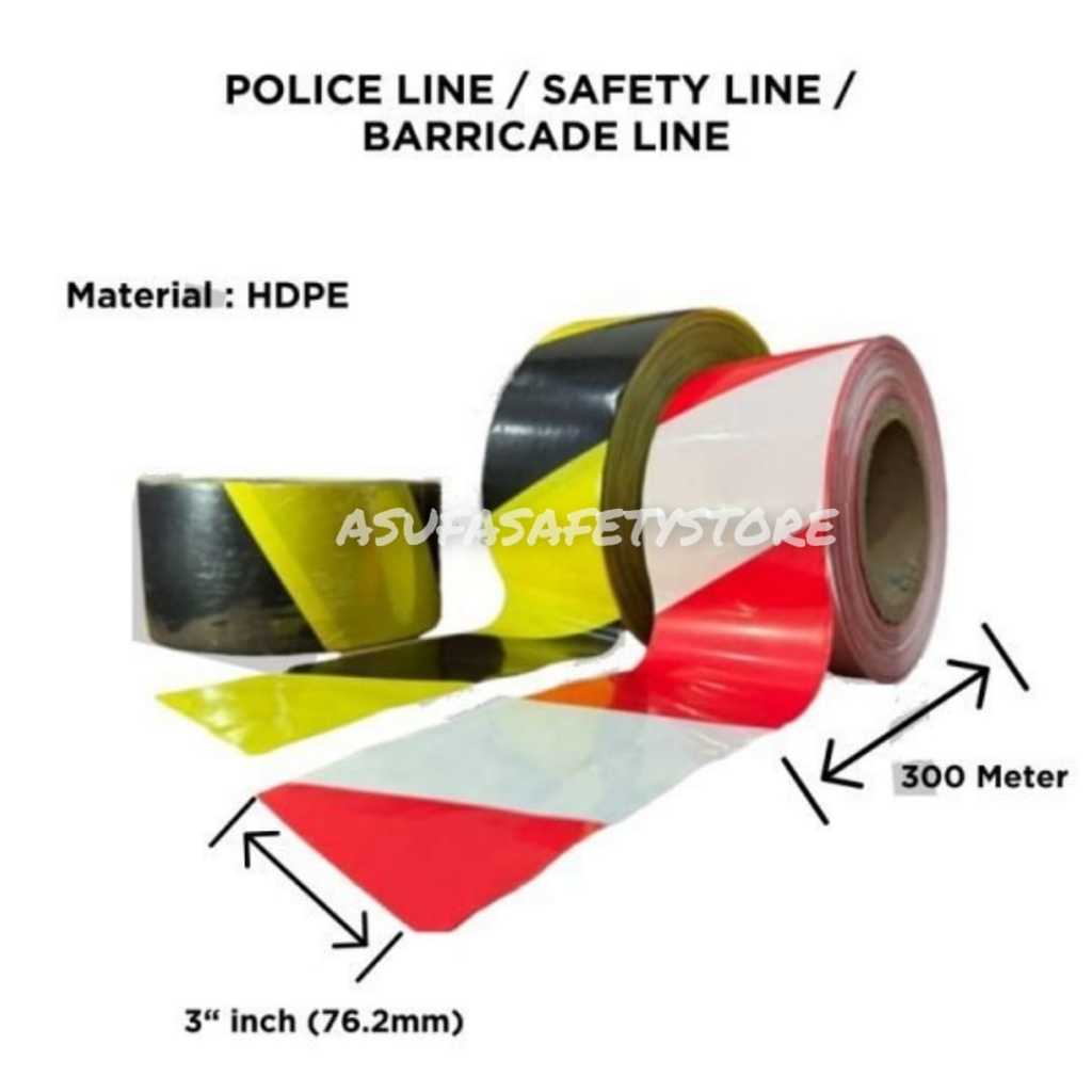 POLICE LINE BARRICADE - GARIS POLISI