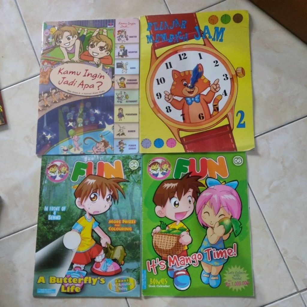 MAJALAH ANAK- ANAK VARIASI BEBERAPA JUDUL DIJUAL SATUAN