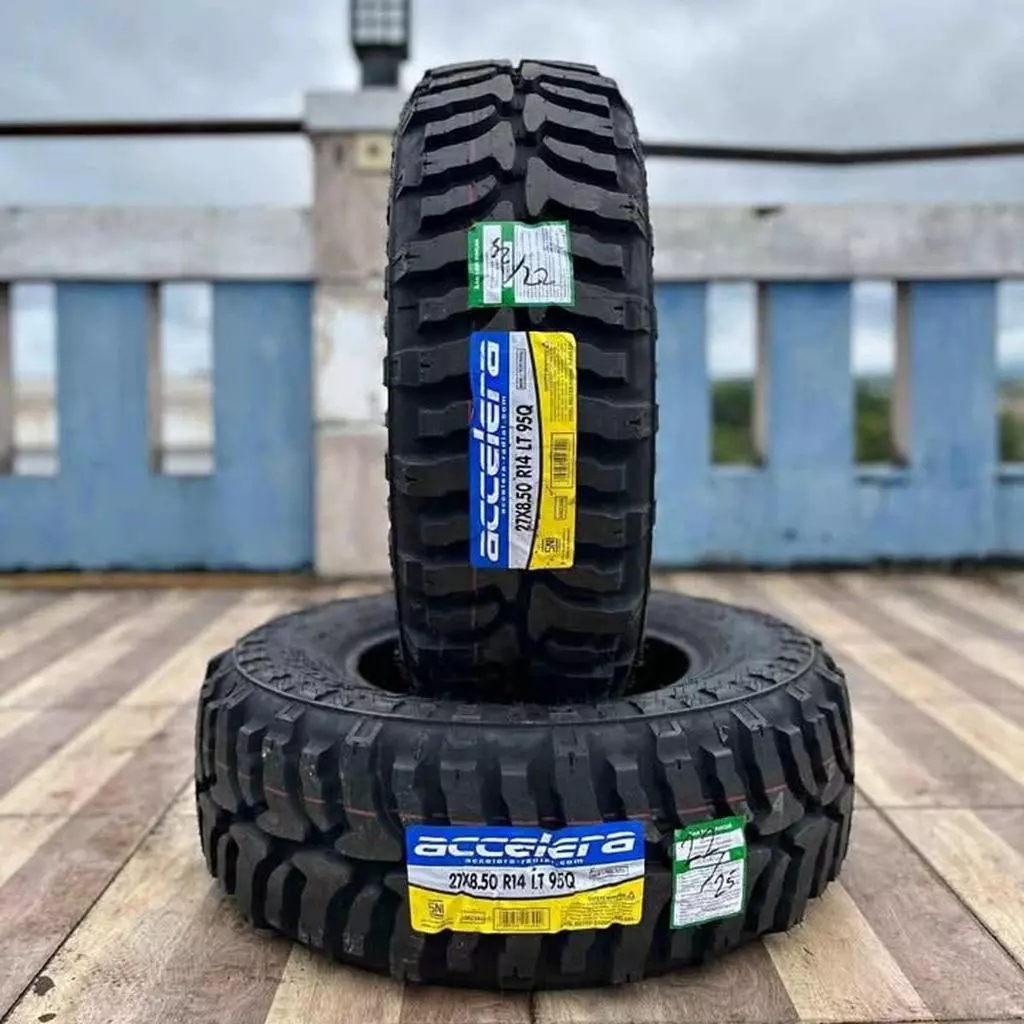 BAN MOBIL KEMBANGAN PACUL R14 MERK ACCELERA BADAK X-TREME 27 8,5 R14