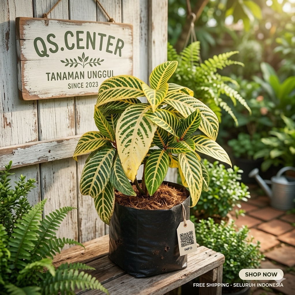 Tanaman Aphelandra Kuning / Yellow Aphelandra / Aphelandra Squarrosa / Avelandra Kuning