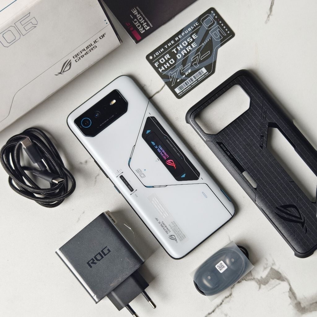 Rog Phone 6 Pro 18/512GB Seperti Baru Garansi Resmi