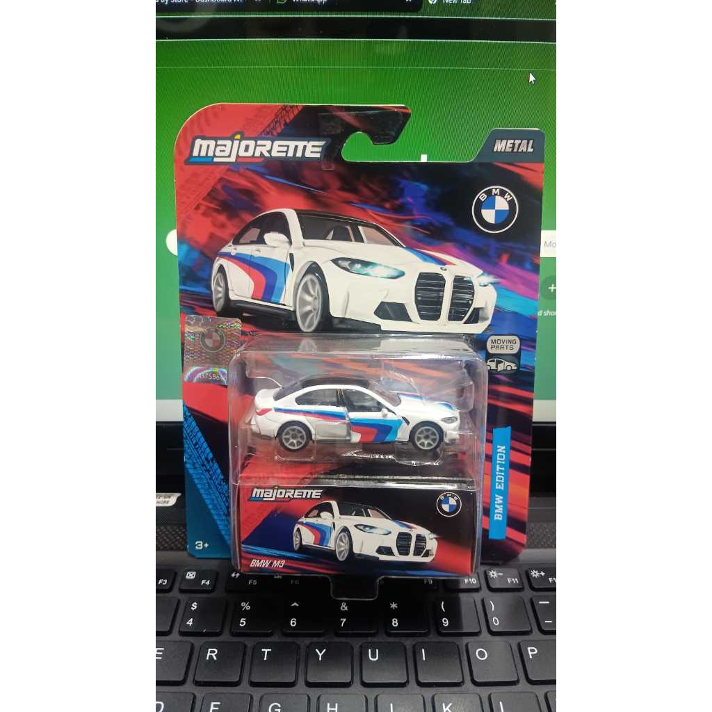 Majorette Moving Parts BMW M3 Bahan Metal
