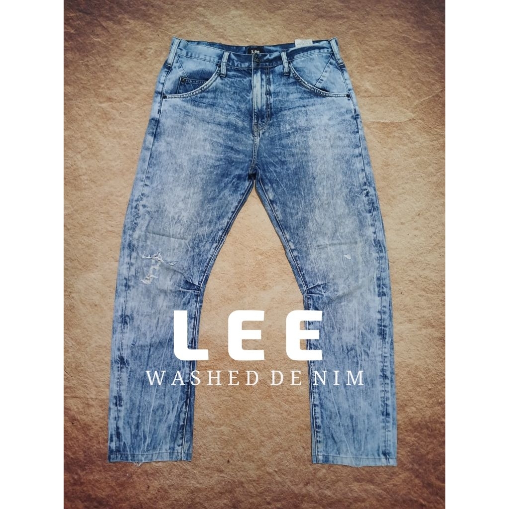 Celana jeans pria keren LEE fit standar bekas pakai