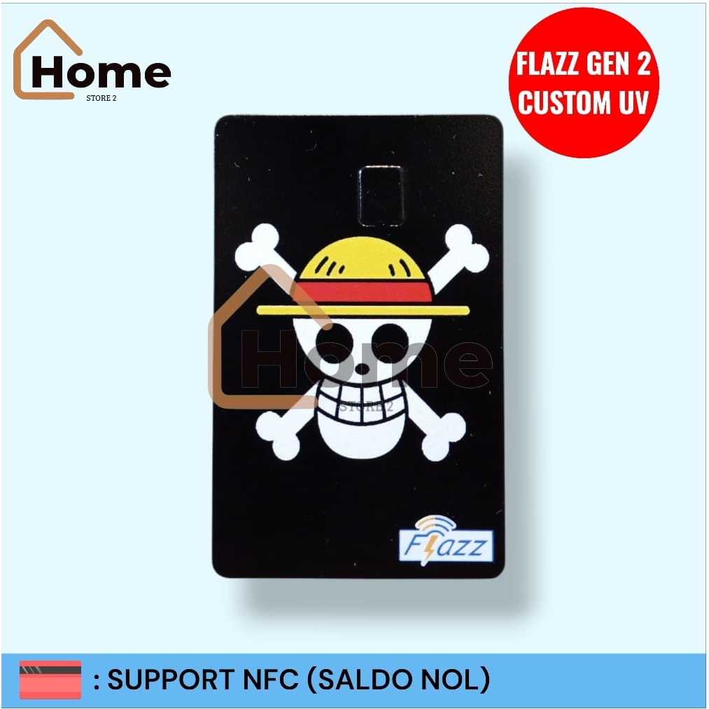 KARTU ETOLL FLAZZ BCA GEN 2 CUSTOM UV - ONE PIECE LOGO