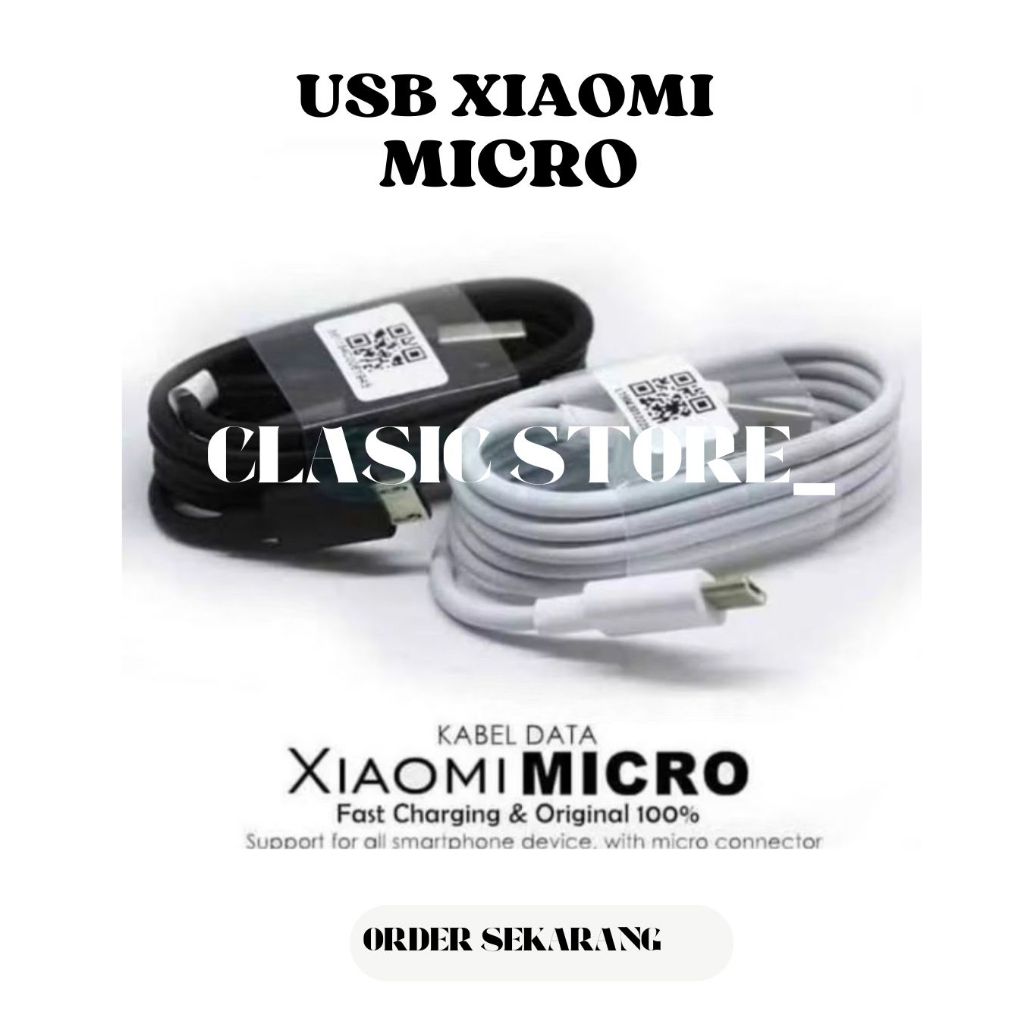 Kabel Data Xiaomi Micro Original Copotan