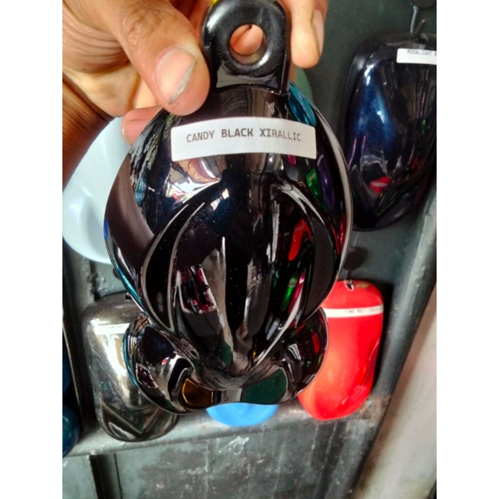 cat motor warna candy black xirallic cat pu #cat custom # cat otomotif