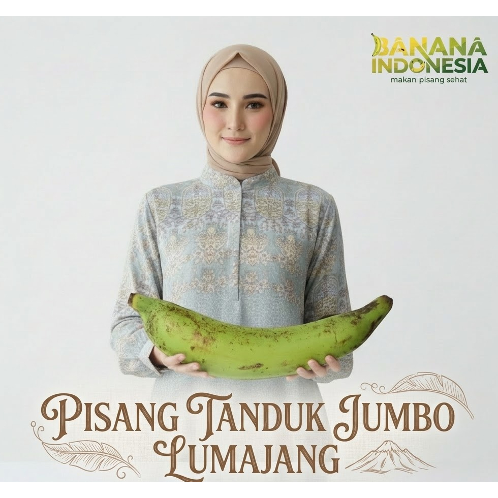 pisang tanduk lumajang,besar,manis,kuning  FREE BUBBLE WRAP & DUS