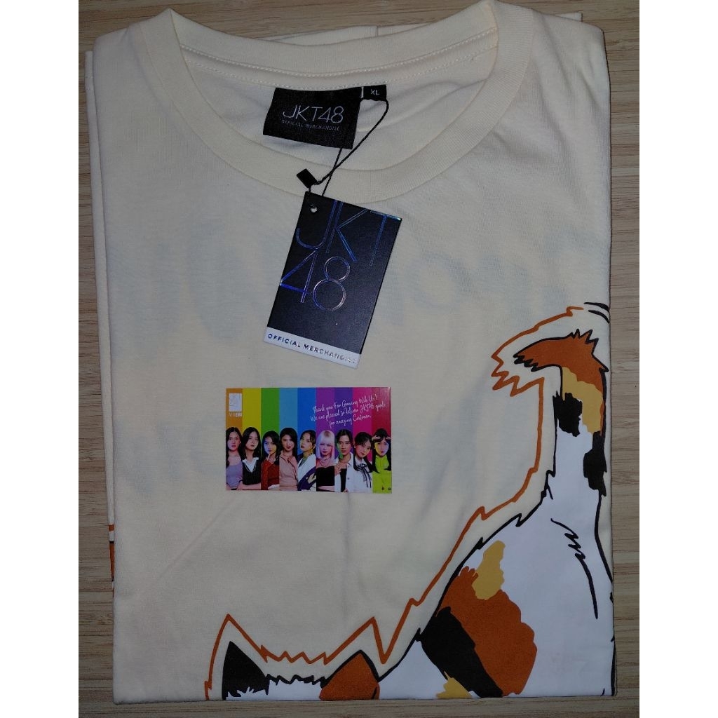 ORIGINAL OFC MERCHANDISE BIRTHDAY T-SHIRT EX JKT48 ADEL 2023