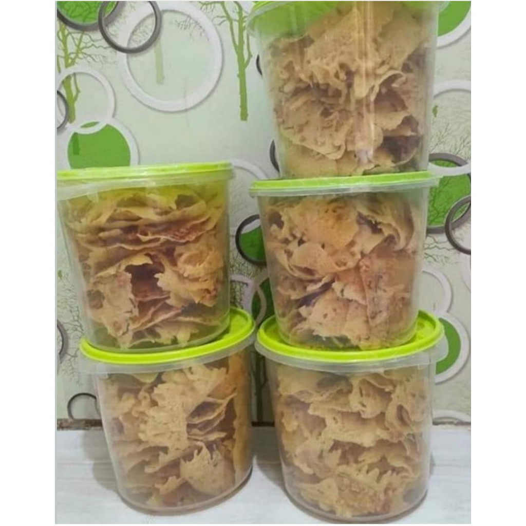 Jual Peyek kacang kemasan toples 5 liter