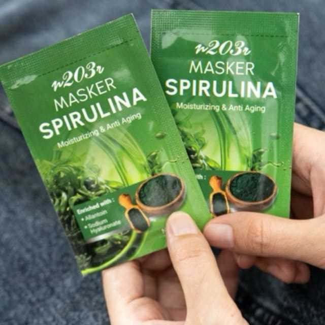 N203R MASKER SPIRULINA 5GR-N203R-MASKER-SPIRULINA-MASKER SPIRULINA