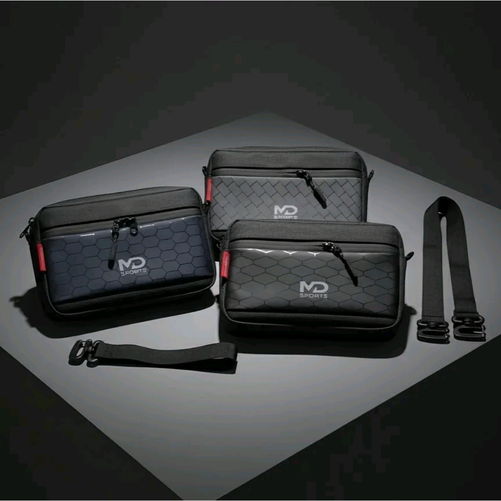 MD Sports Tas Selempang Pria Wanita Waterproof Casual Touring Pouch