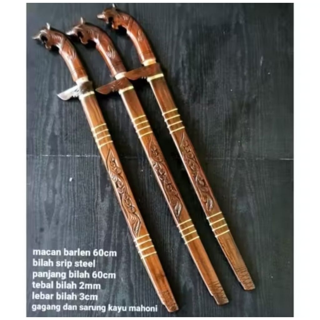 Pisau baja super tajam / Golok baja asli / pedang samurai panjang /