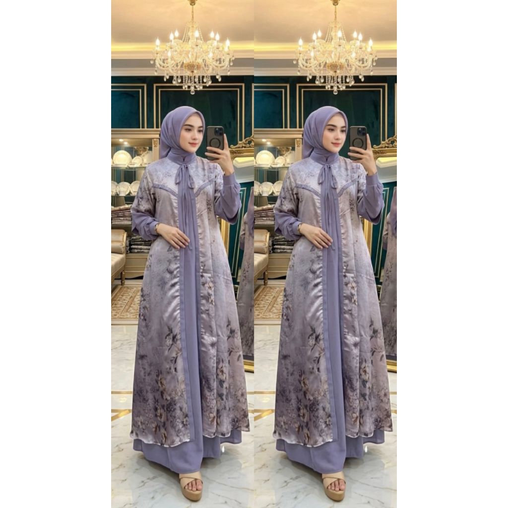 GAMIS HIJAB | GAMIS OUTER PLUS HIJAB | GAMIS MURAH MEDAN | GAMIS PREMIUM