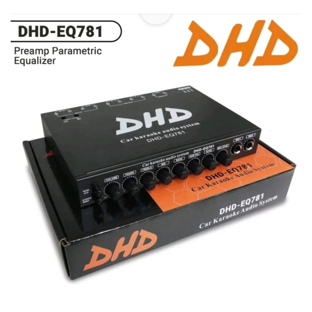 Parametric Preamp Equalizer Karaoke DHD-EQ781