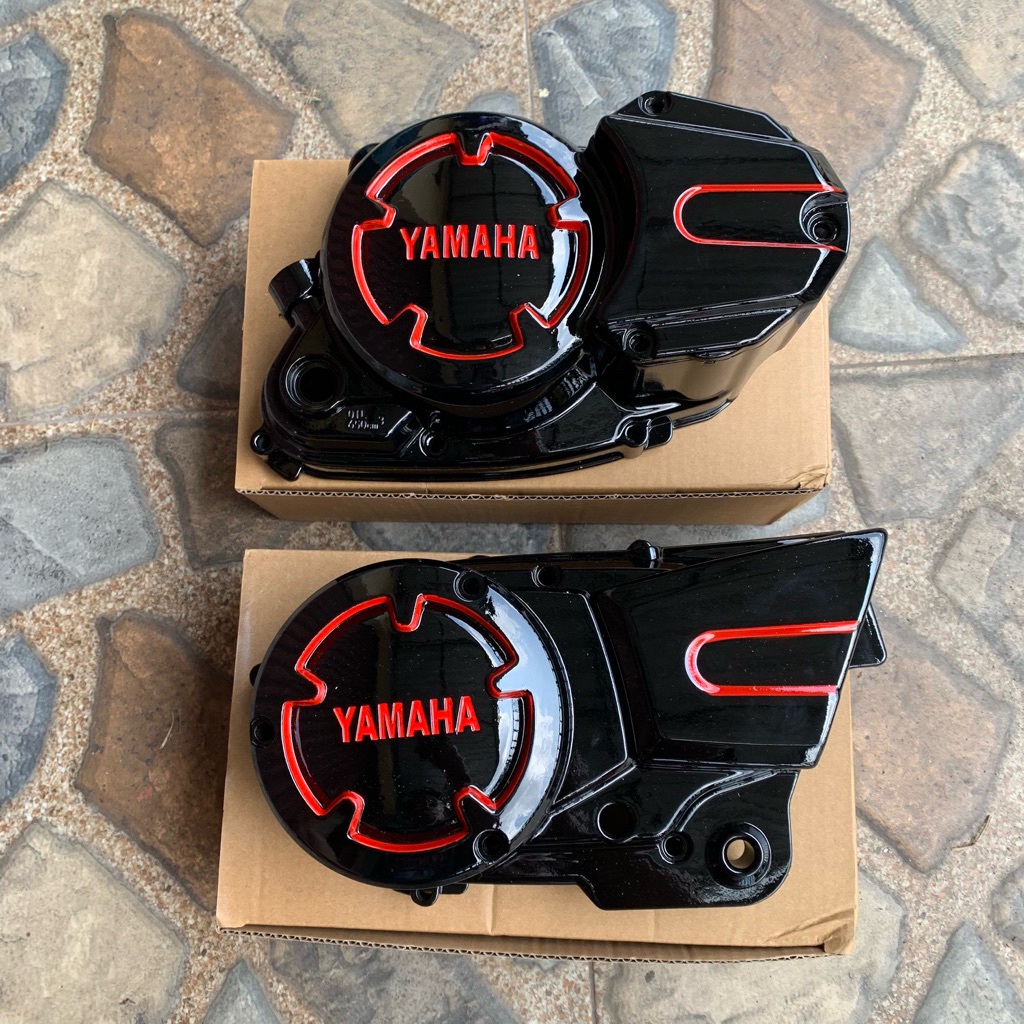 Bak kopling rx king new warna hitam glosy lis merah | Bak kopling rx king  new