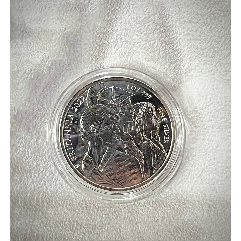 Koin Britannia 2022 Uk 1oz Silver (Limited edition hanya 5000pc)