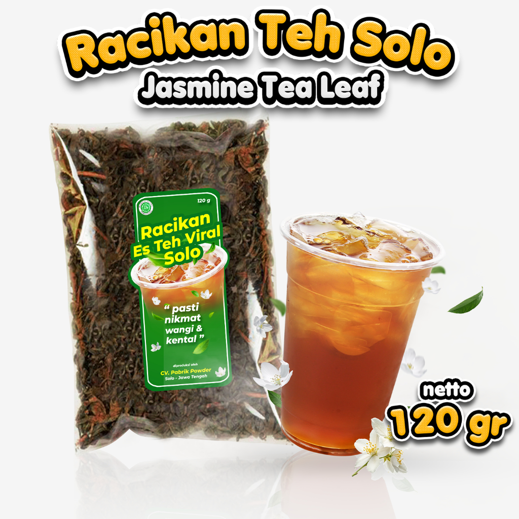 Racikan Teh Asli Solo 120 gram Wangi Sepet Legi Kentel , Special Tea series, Pabrik Powder