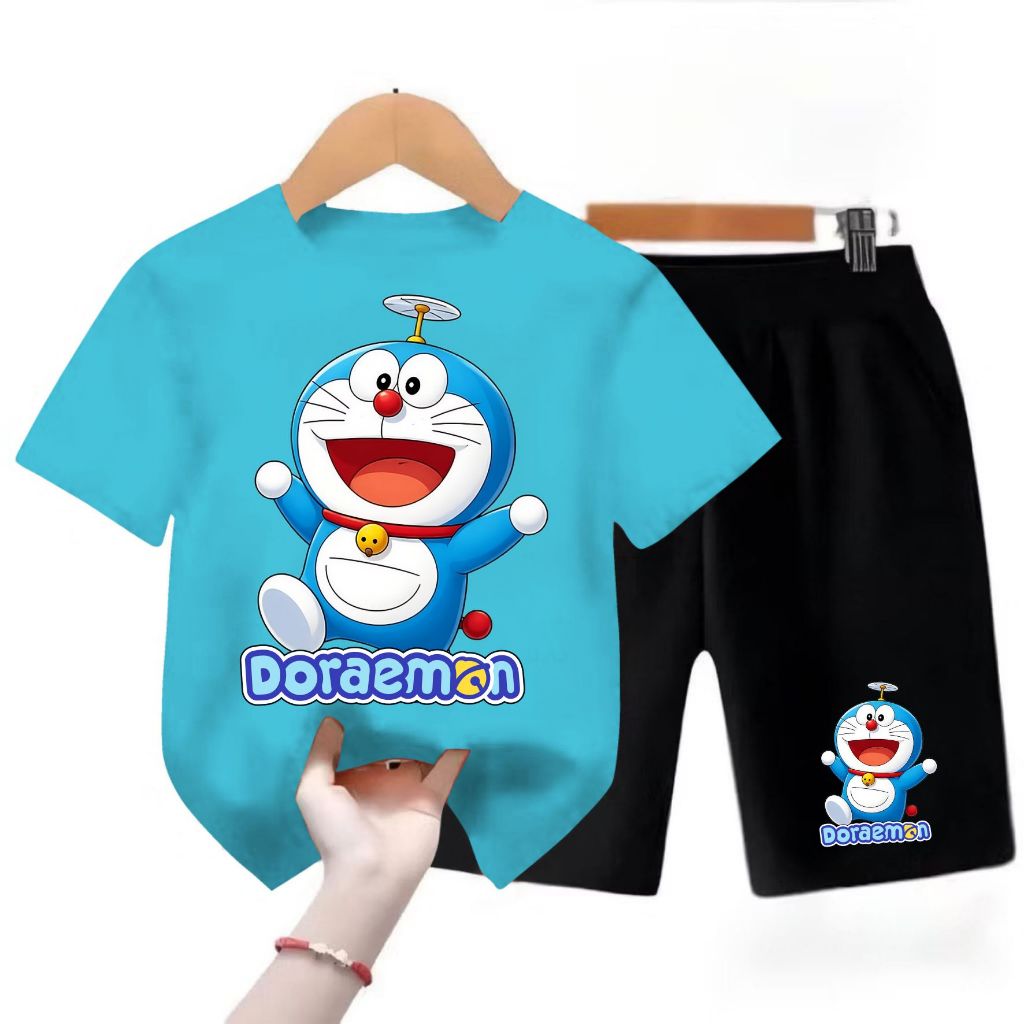 baju viral anak  Setelan Kaos oblong viral Anak laki-laki & perempuan Setelan baju Santai Anak motif