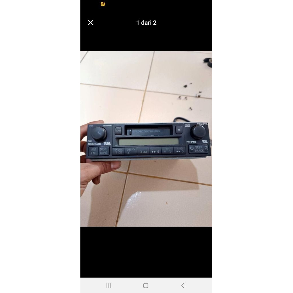 head unit ori xenia avanza 2006