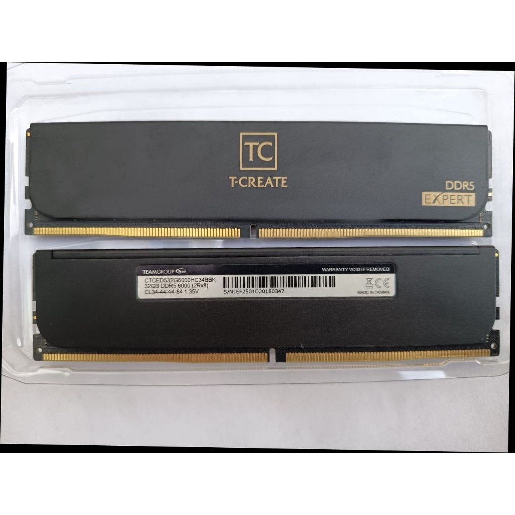 TeamGroup T-Create Expert DDR5 RAM – 64GB (2×32GB)