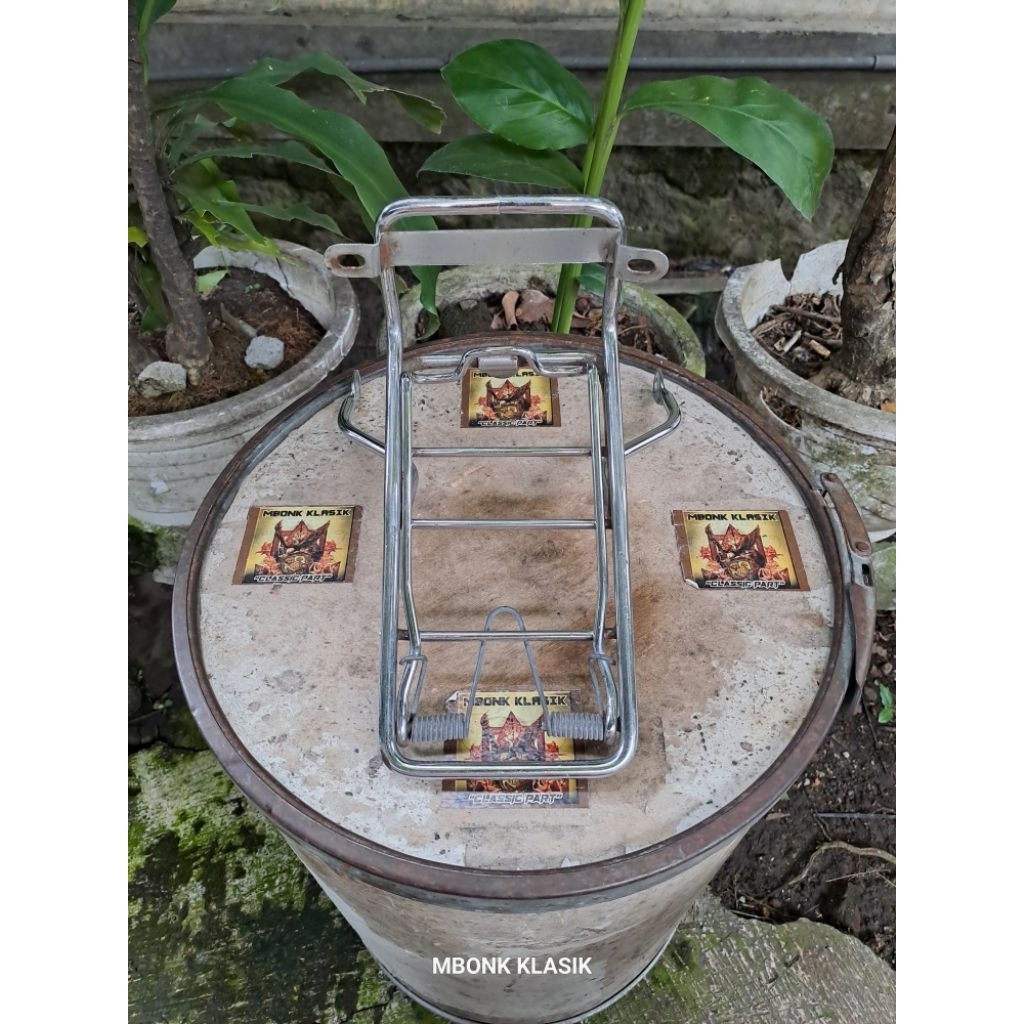 rak depan suzuki rc80 rc100 bravo crystal ORIGINAL rak jepit suzuki rc80 rc100 bravo crystal jepitan