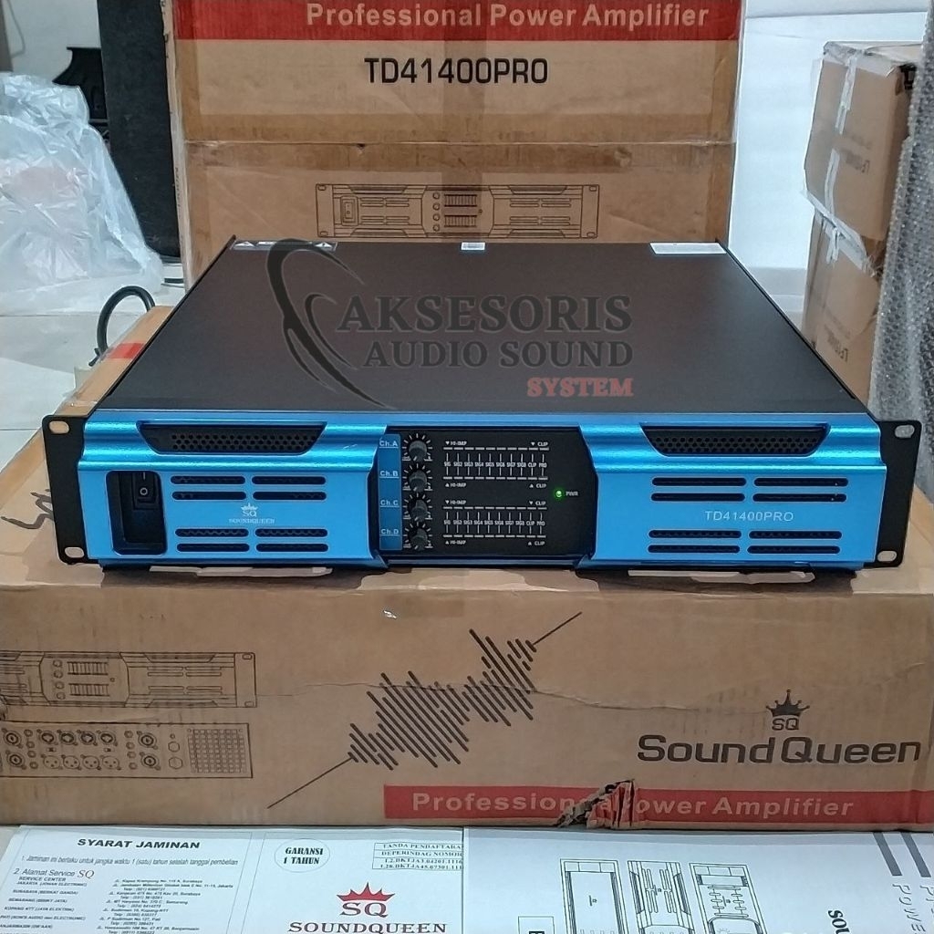 Power Soundqueen TD41400PRO 4 Chanel 4x1400 Watt