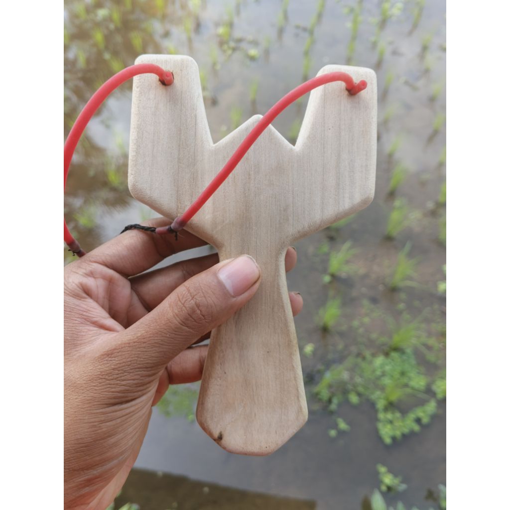 Ketapel Paser Ikan Desain Unik Kerajinan Kayu Untuk Menangkap Ikan