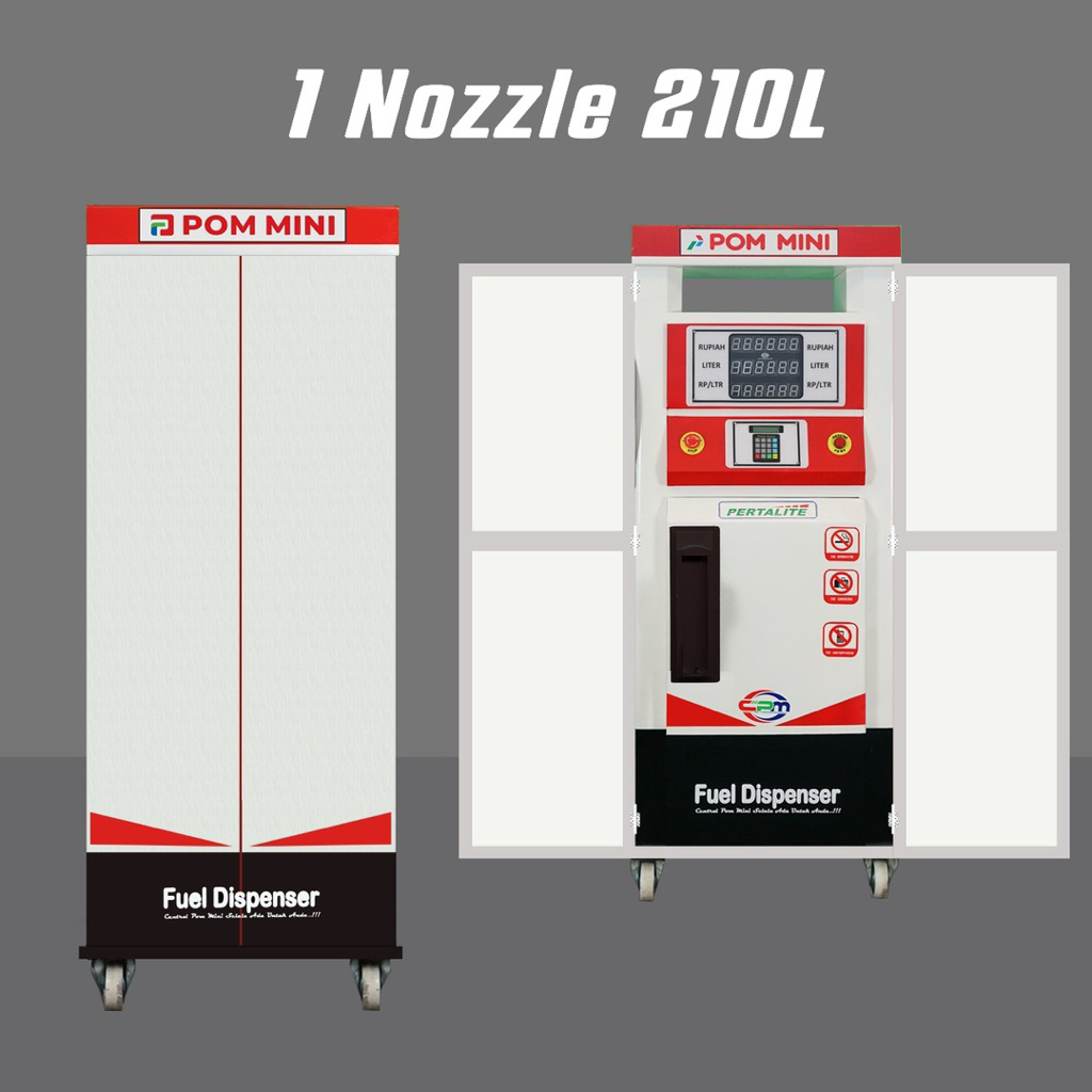 Pom Mini Digital 1 Nozzle 210 L Full Pintu