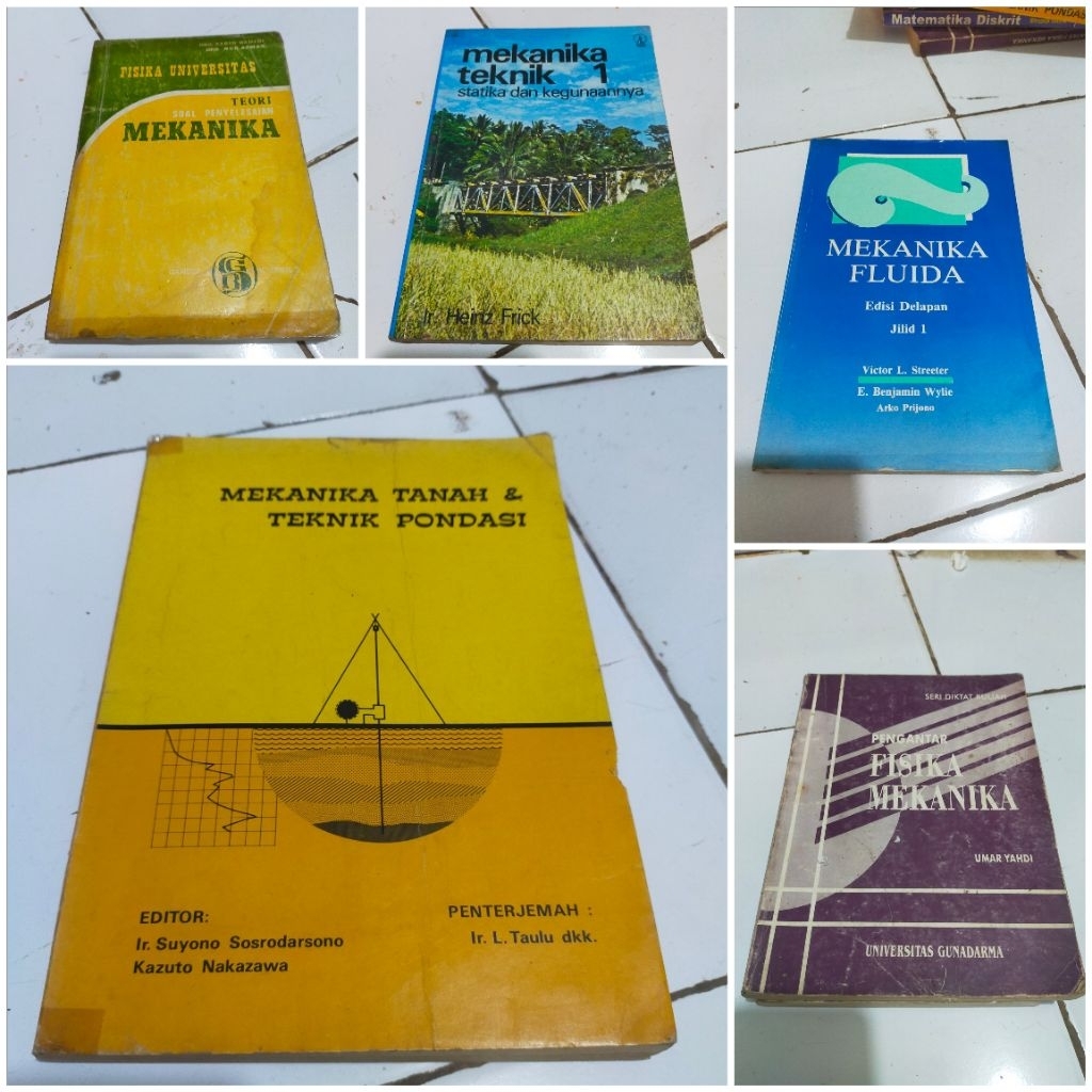 ORI MEKANIKA FLUIDA EDISI DELAPAN JILID 1 Mekanika tanah & teknik pundasi  / Teori soal penyelesaian