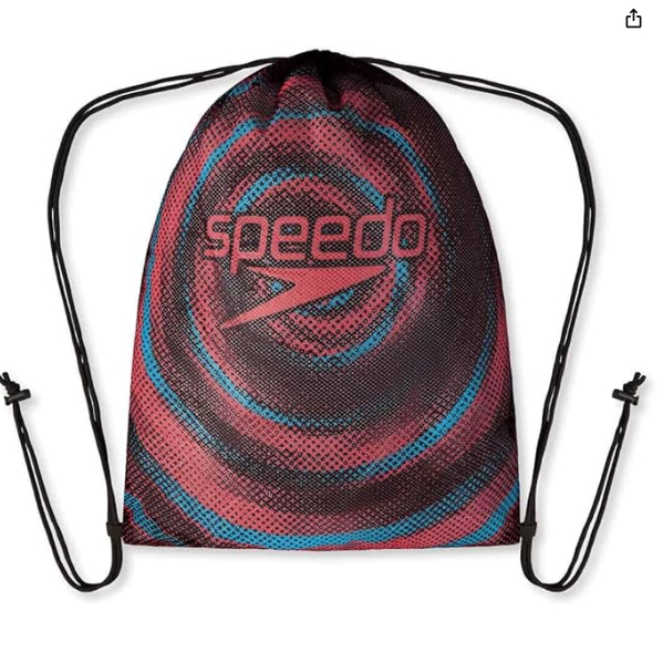 tas serut SPEEDO Printed Mesh Bag XU Black/Picton Blue/Siren Red Product ID: 8-1281317637 Swimming p
