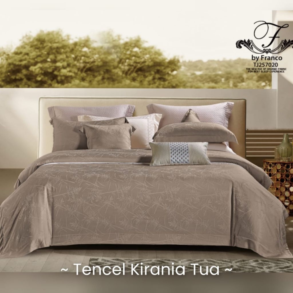 SPREI SET JASMINE BEDDING COLLECTION KINGKOIL TENSEL J120 KIRANIA TUA