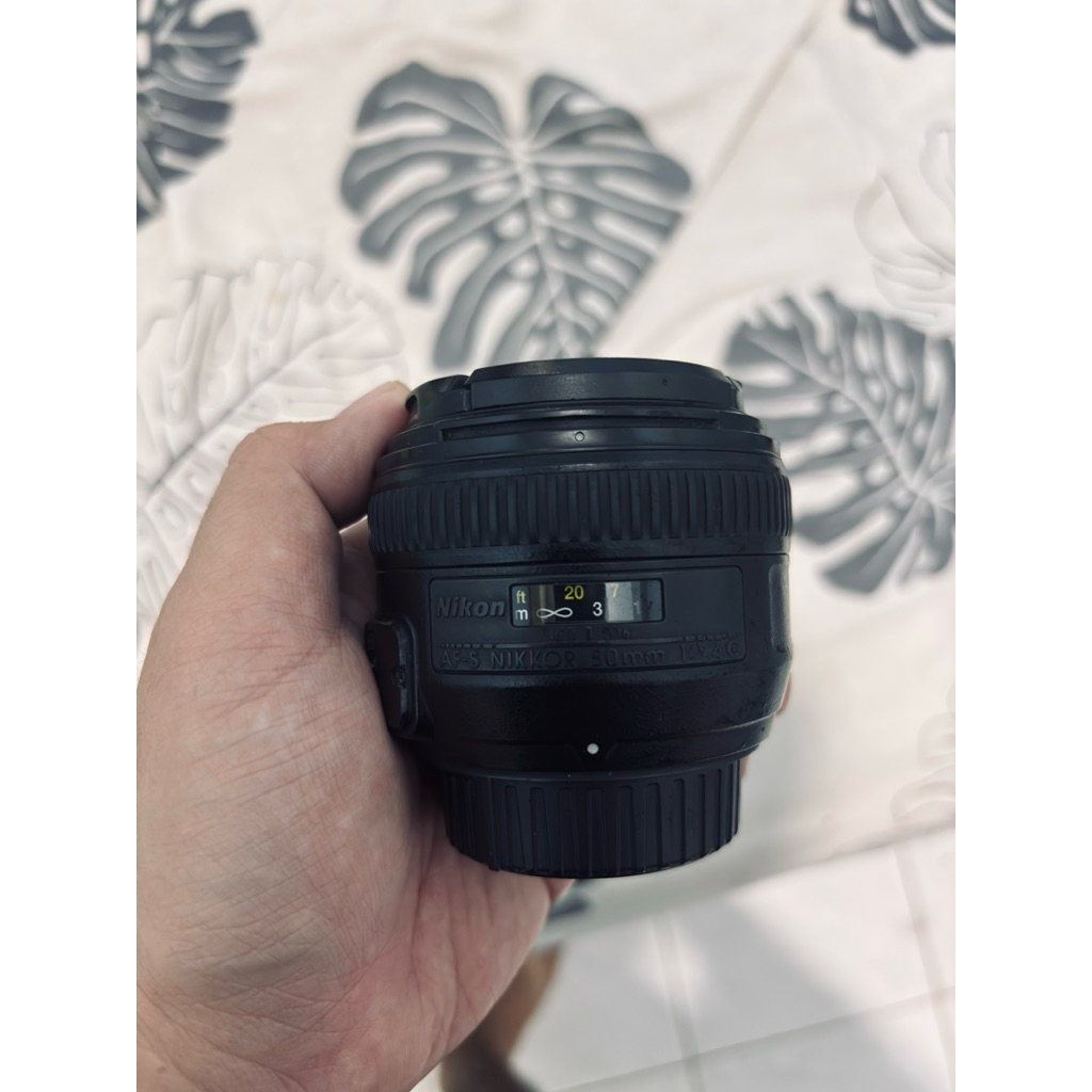 lensa nikon afs 50mm f1,4 second