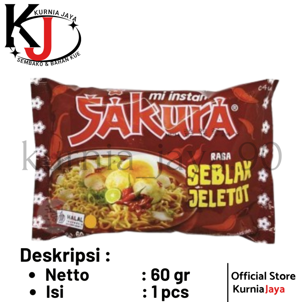 [ SAKURA ] Mie Instan Goreng & Kuah