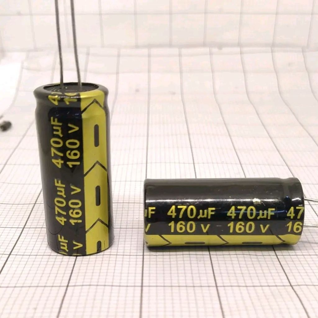 Elco 470uf 160v / Kapasitor Elco 470uf 160v / Elco 470- 160V