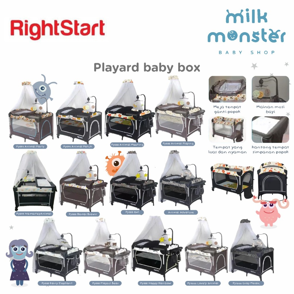 Right Start Playard baby box/ tempat tidur box bayi