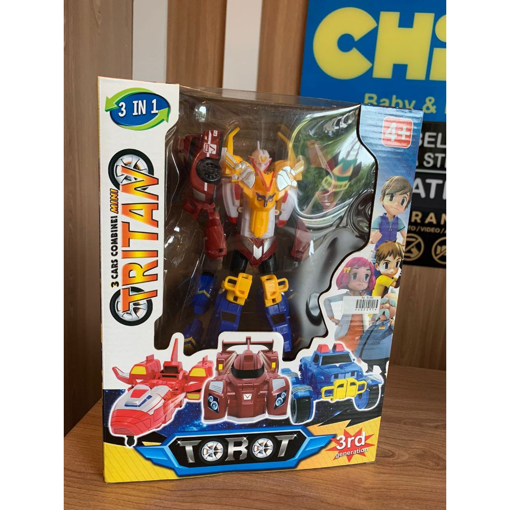 Tobot Tritan 3 in 1 Galaxy Detectives Master V Speed,Moster.Suttle SNI