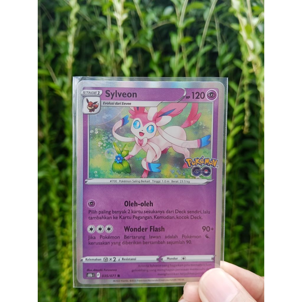 kartu pokemon sylveon edisi pokemon go
