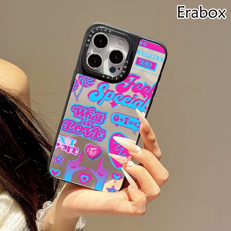 NEW WITH BOX CTFY TWICE girl group mirror phone case Compatible for Iphone 16 15 14 13 12 11 X Xs Xr