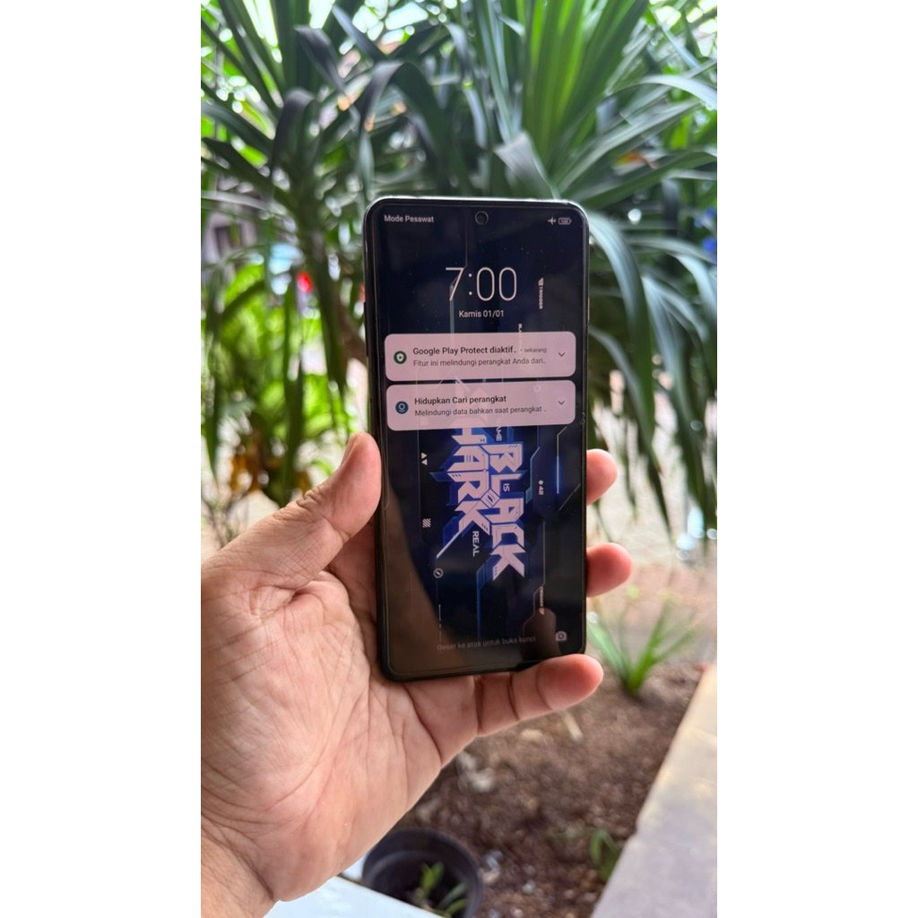 dijual black shark 5 second milik pribadi