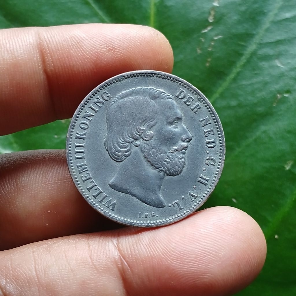 Koleksi Temuan Sungai Koin Perak 1 Gulden Willem III Th 1865